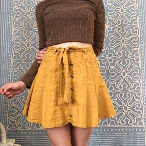 ✨SOLD✨ Linen Blend Skirt